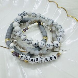 Fearless Arm Candy Beaded Bracelet